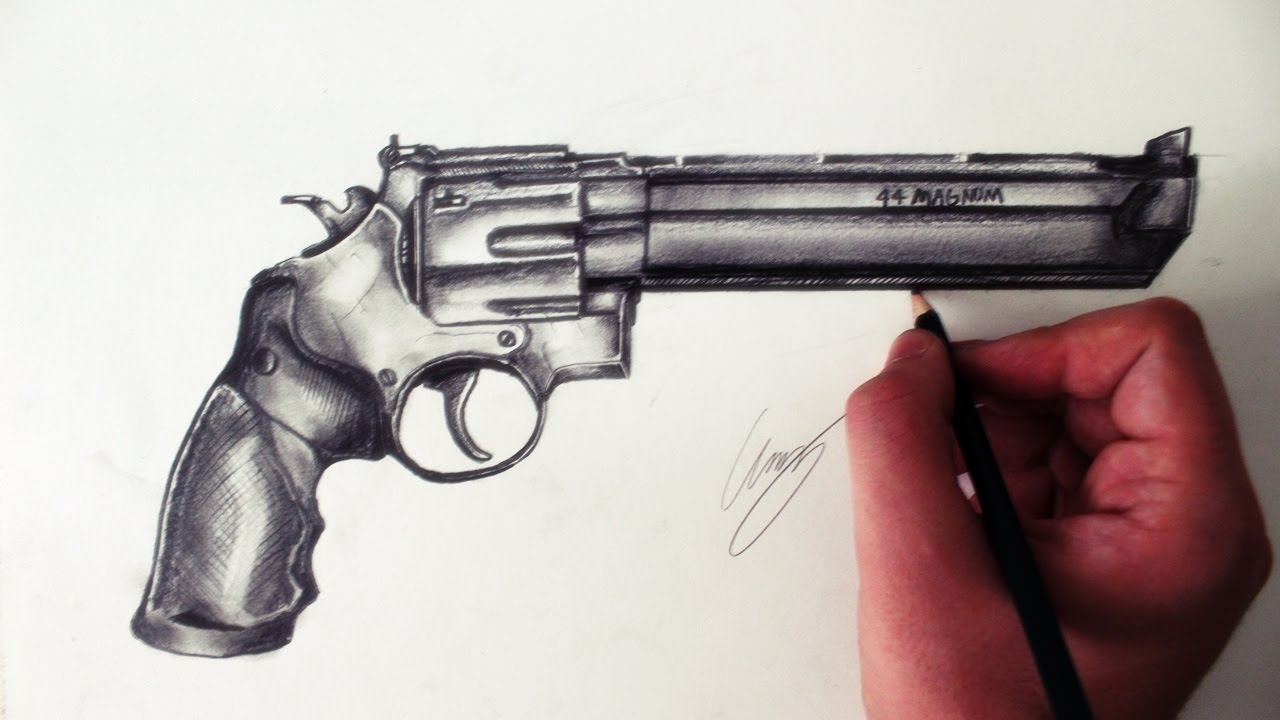 357 Magnum Drawing at GetDrawings | Free download