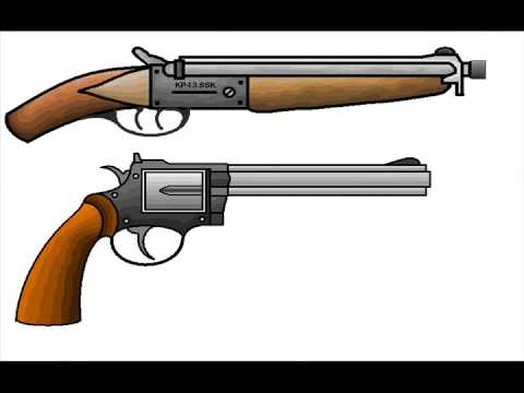 480x360 Ms Paint Sawn Off Shotgun And Colt Python 357 Magnum