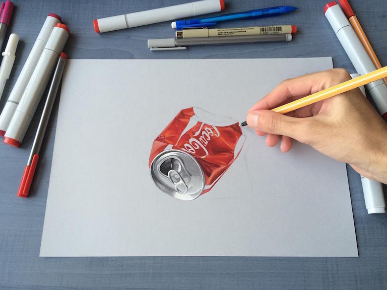 780x585 This Artist Creates 3d Drawings That Look Incredibly Real
