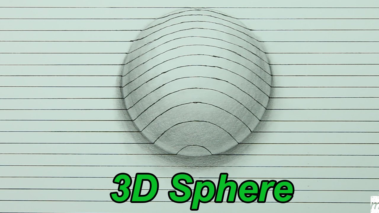 1280x720 How To Draw A 3d Sphere
