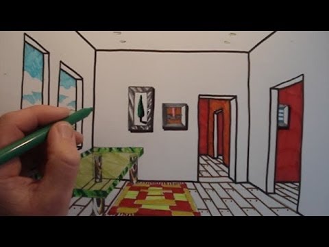 480x360 How To Draw A Room With One Point Perspective