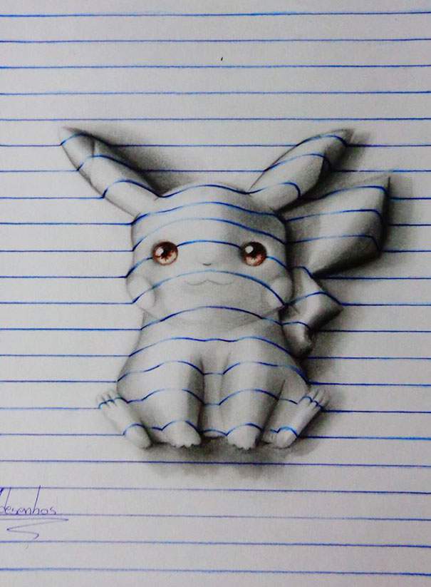 605x823 These 3d Cartoon Drawings By A 16 Year Old Artist Are Amazing