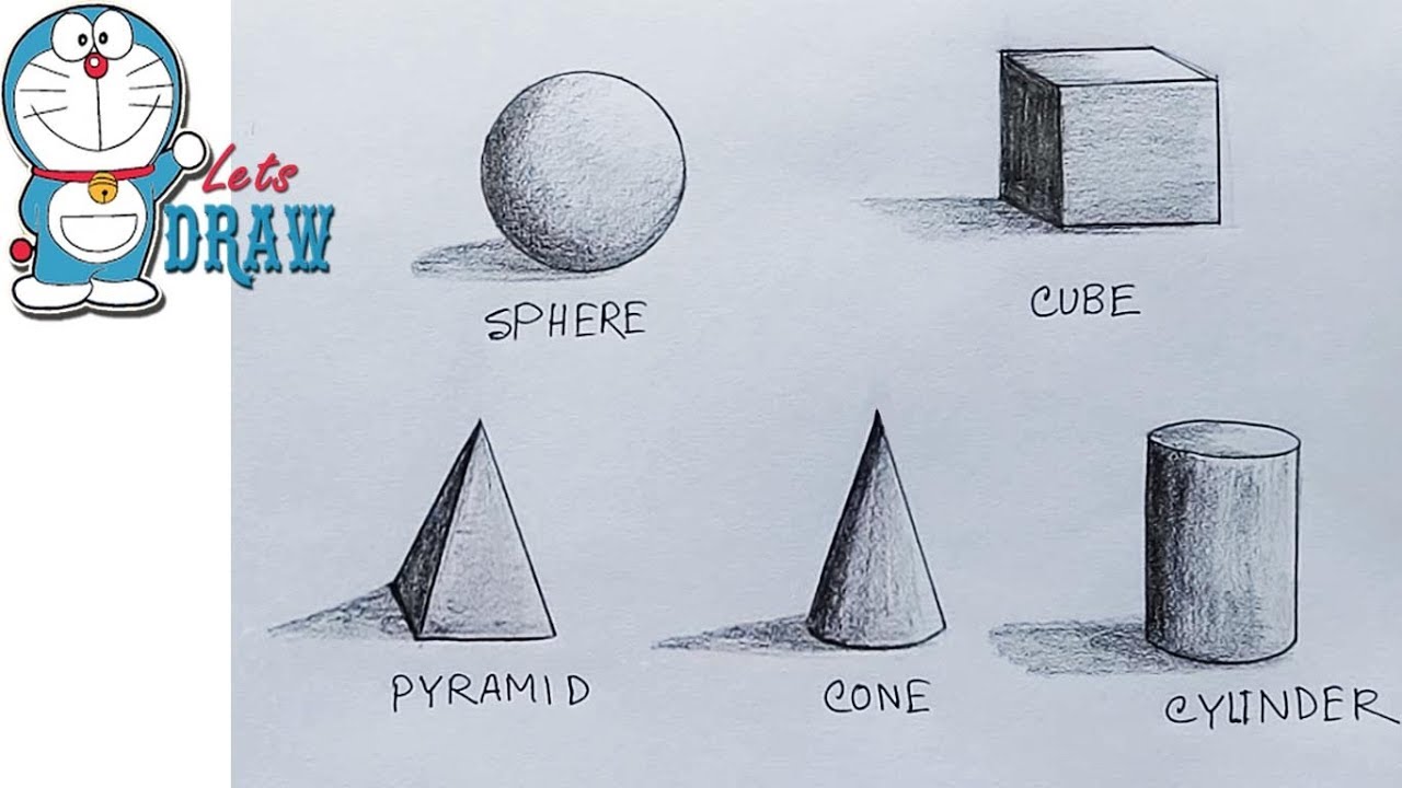 1280x720 How To Shade Basic Forms ( 3d Shapes ) Step By Step