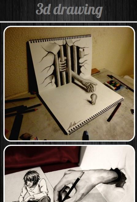 447x659 3d Drawing For Android