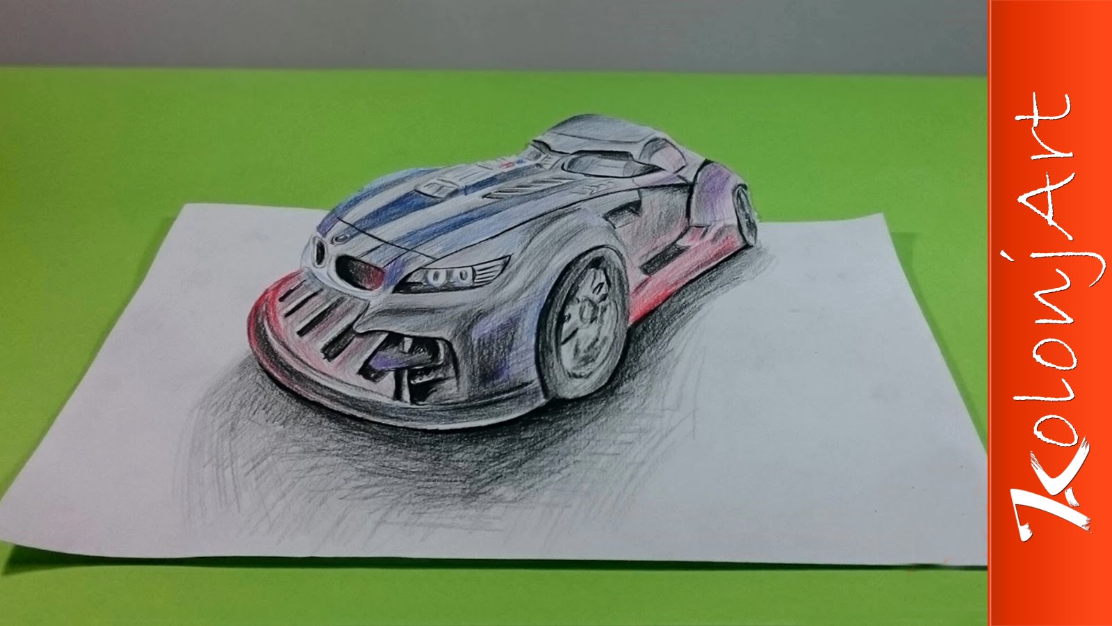 1600x900 3d Drawing On Paper Speed Drawing Of Darth Vader Car Superb