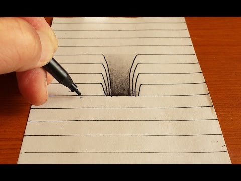 480x360 Very Easy!! How To Drawing 3d Hole
