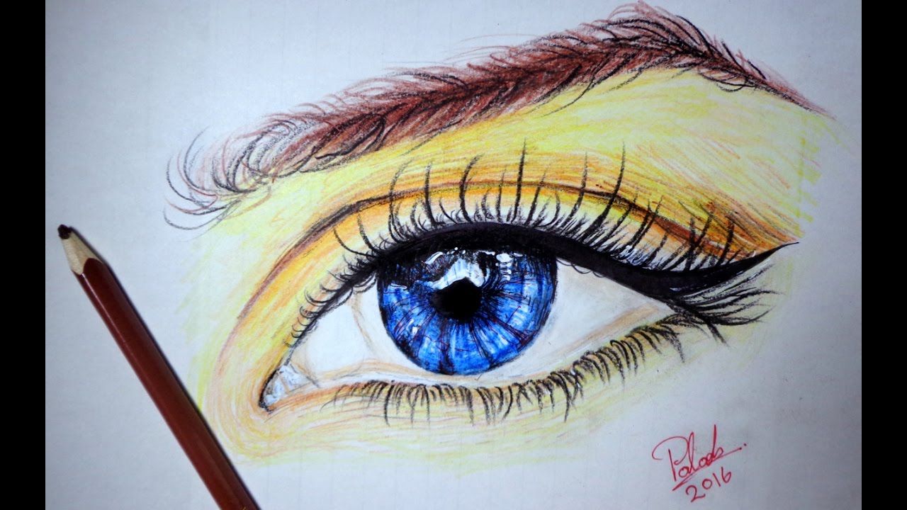 1280x720 How To Draw A Realistic Eye 3d Art Drawing