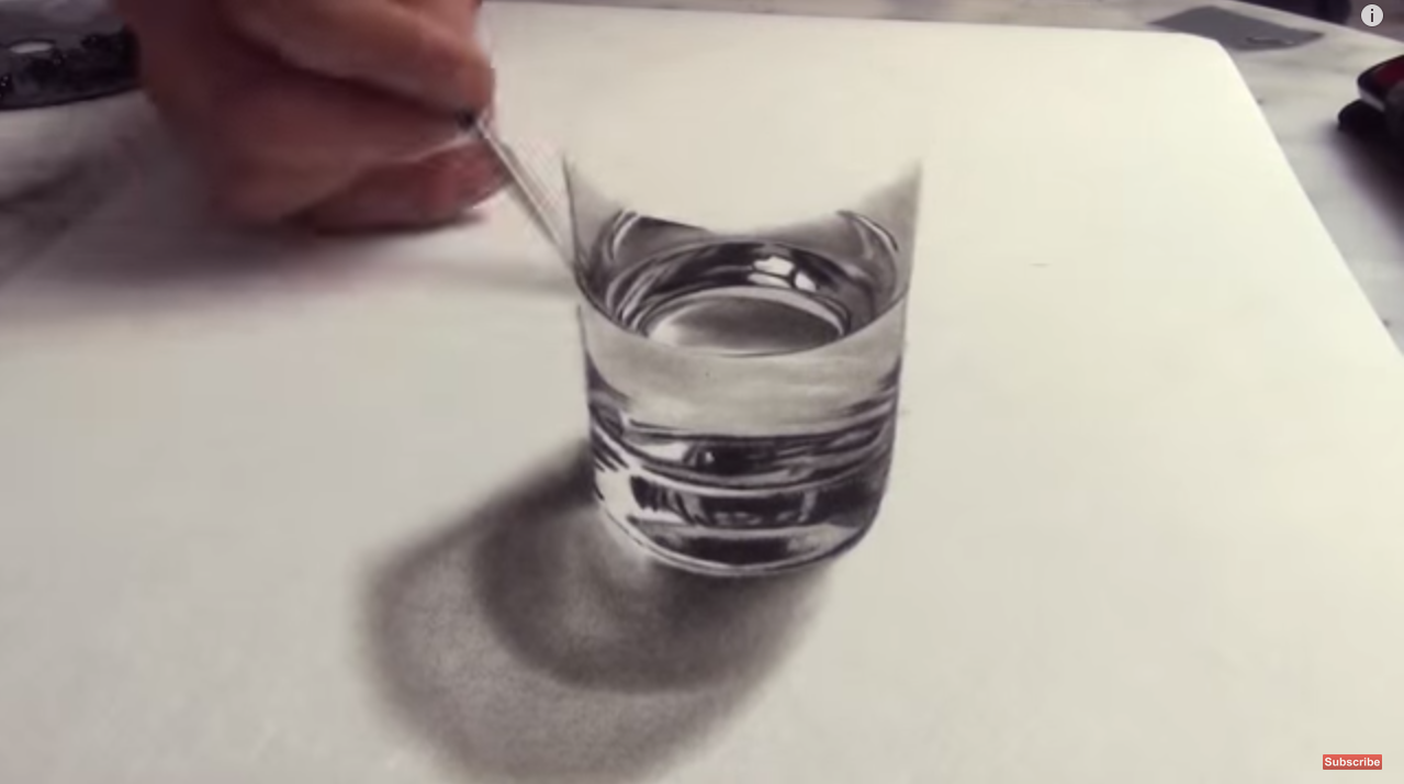 3d Glass Drawing at GetDrawings | Free download