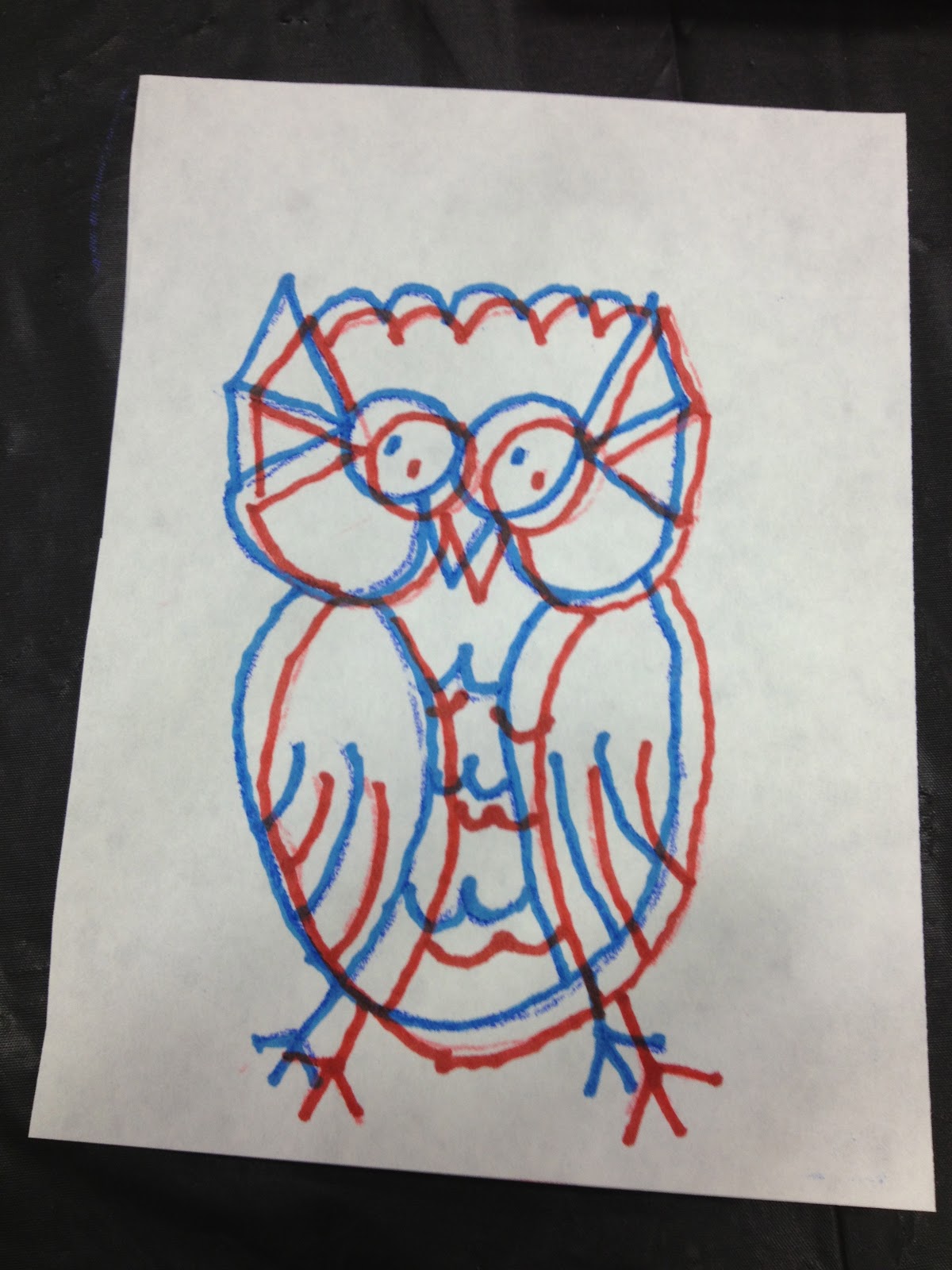 1200x1600 How To Make 3d Drawings And 3d Glasses From Art Lesson Launchpad