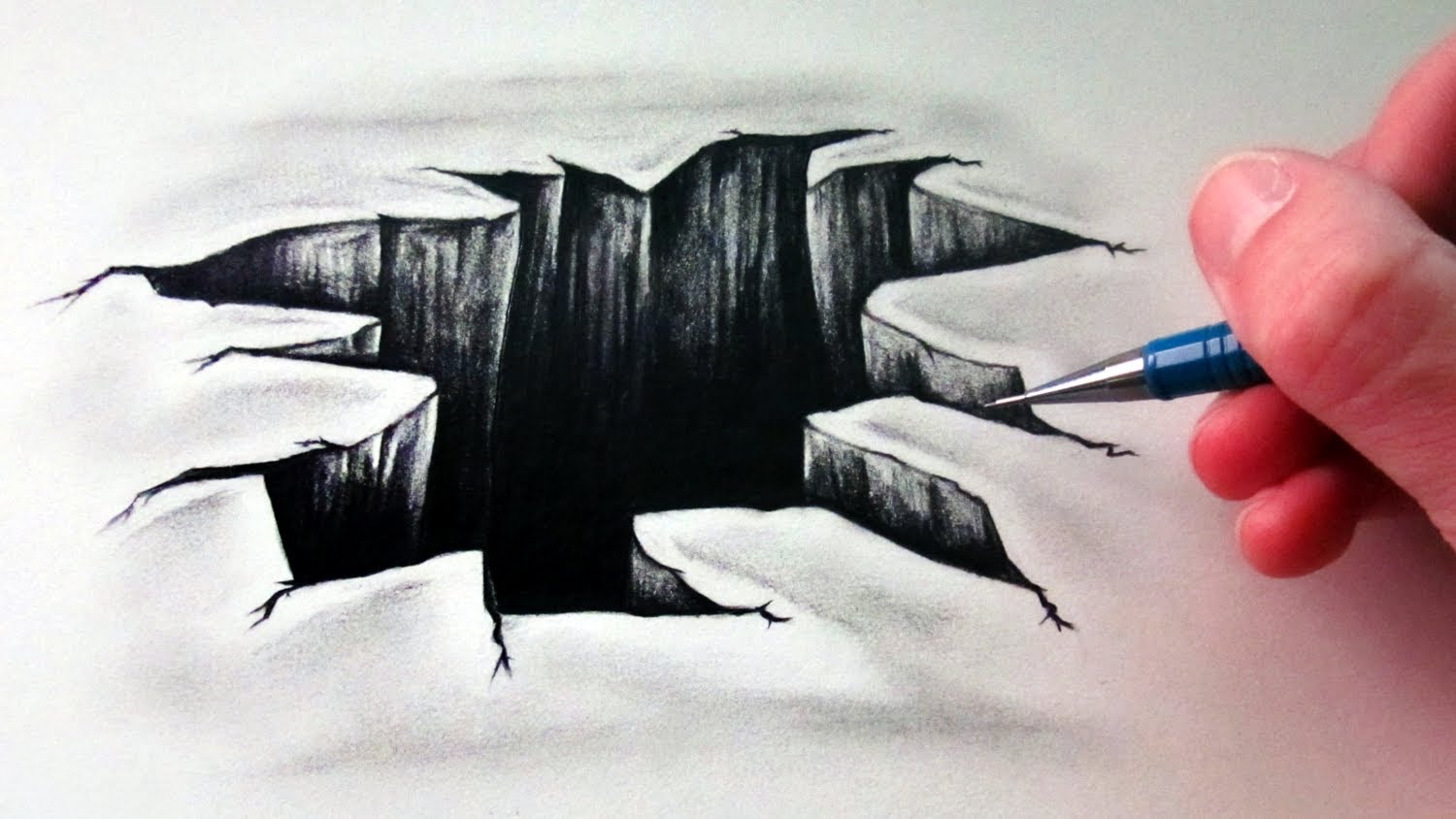 1500x844 How To Draw A 3d Hole