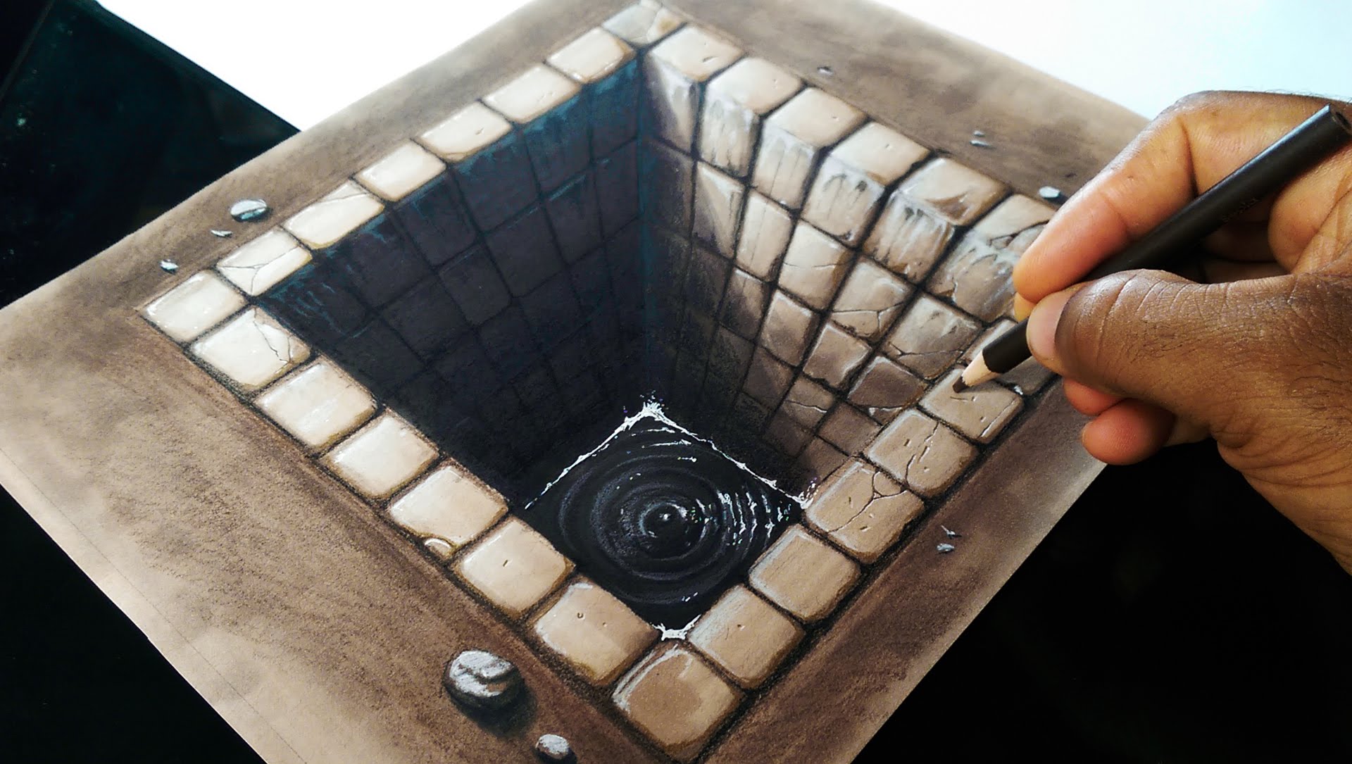 1920x1085 Drawing A Brick Hole