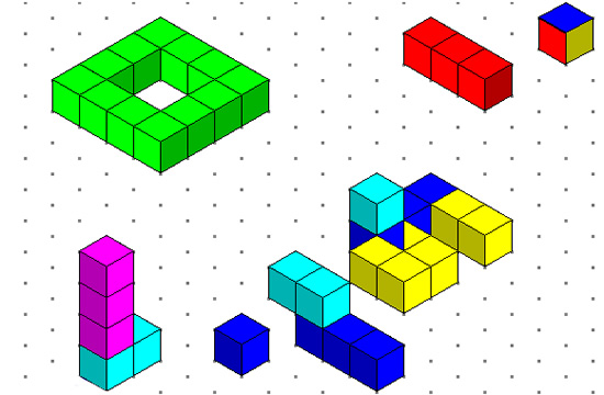 550x360 Isometric Drawing And 3d Cubes Passy's World Of Mathematics