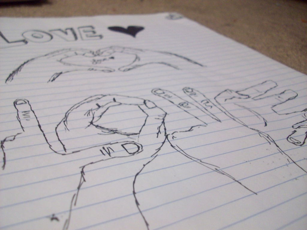 1024x768 Cute Love Drawing, Art Ideas, Sketches Design Trends