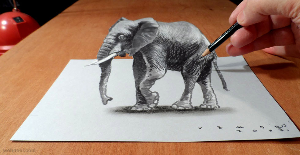 980x507 3d Pencil Drawings 5