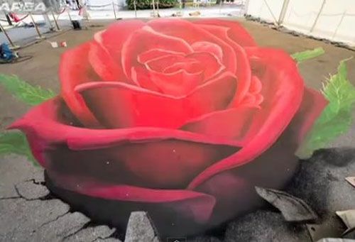500x341 3d Pencil Drawings Of Roses