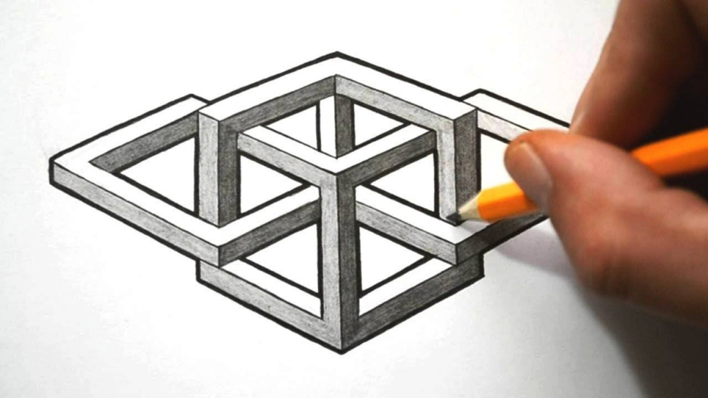 3d Shapes Drawing at GetDrawings | Free download
