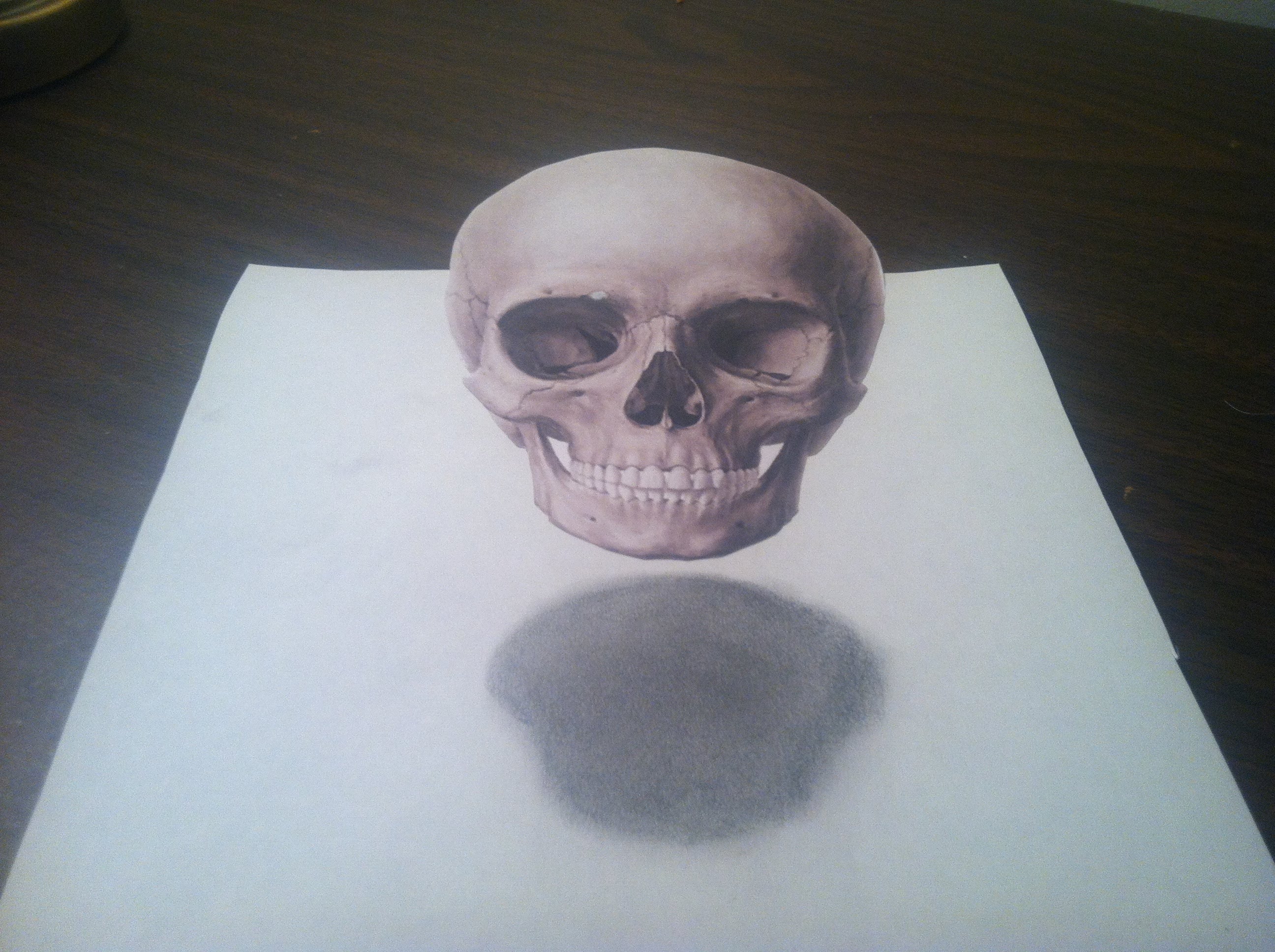 2592x1936 3d Skull