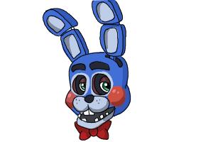 300x200 How To Draw Toy Bonnie From Five Nights At Freddys