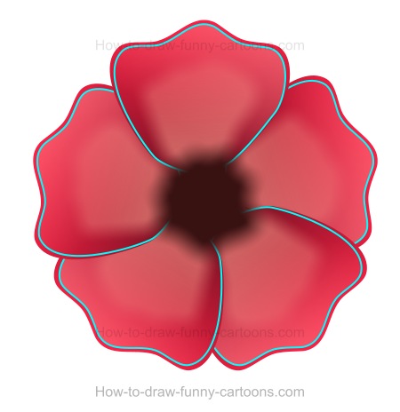 450x464 To Draw A Poppy