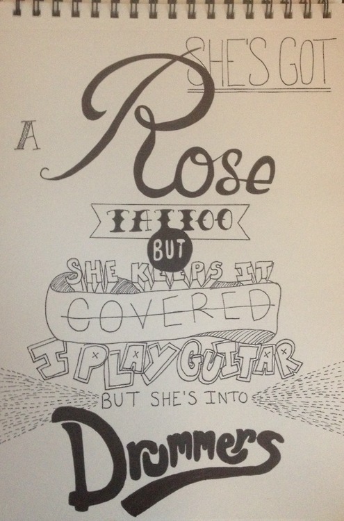 495x750 5sos Lyrics Drawing