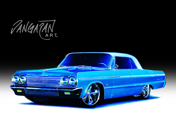 64 Impala Drawing at GetDrawings | Free download