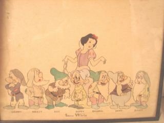 320x240 155 Snow White Amp The 7 Dwarfs Drawing Artwork