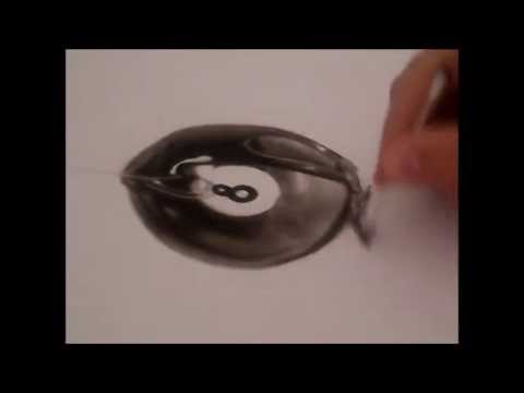 480x360 Magic 8 Ball Drawing In Charcoal Emre