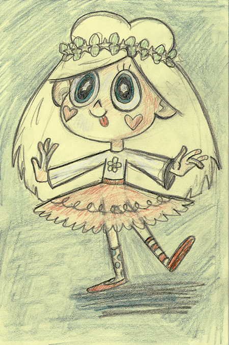 450x677 Early Drawing Of An 8 Year Old Star Butterfly. Star Vs