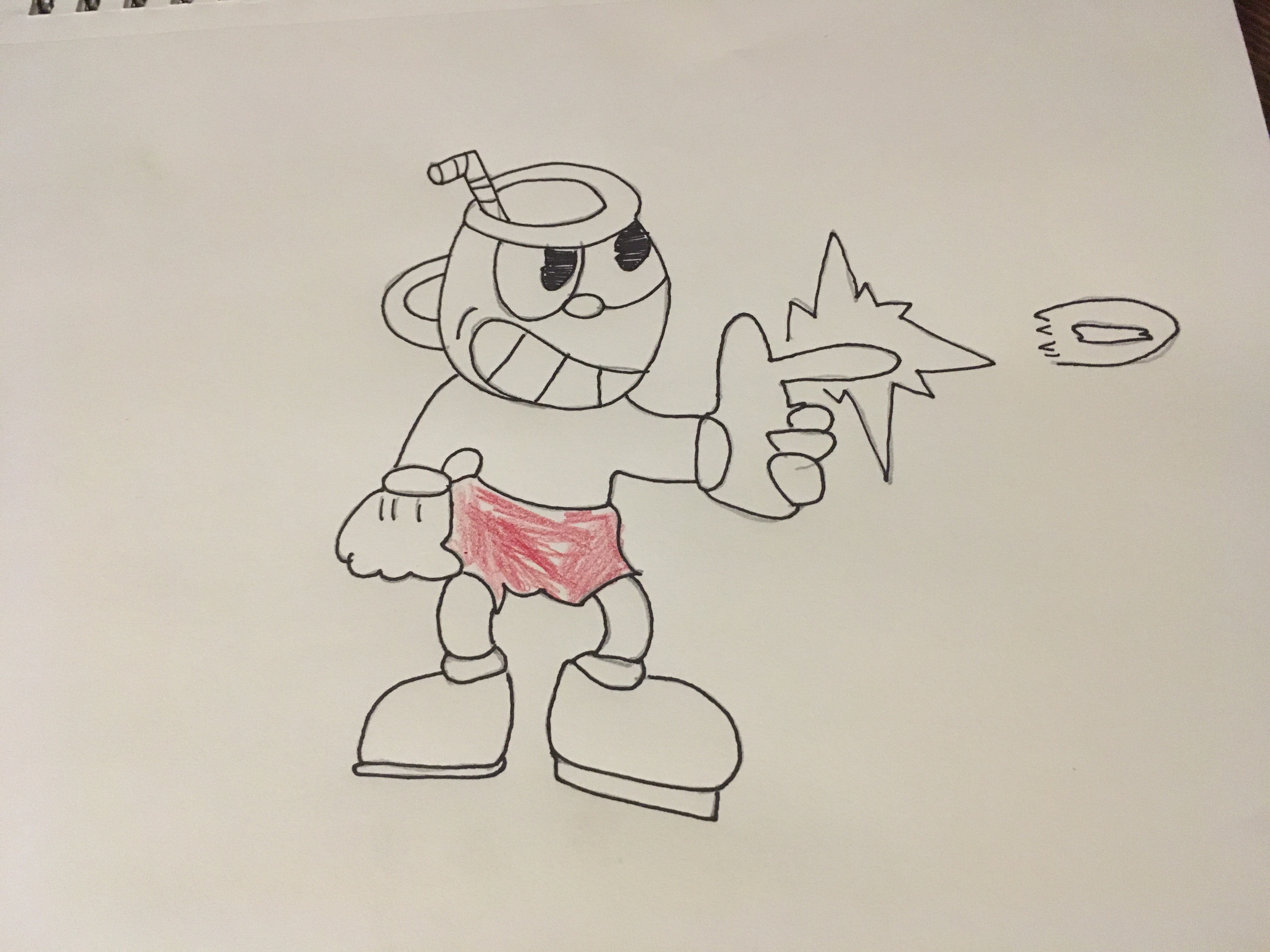 4032x3024 When Your 8 Year Old Niece Asks To Draw Cuphead Bosses With You