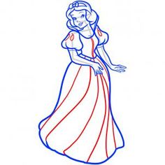 236x236 How To Draw Cinderella Step 8 How To Draw Disney