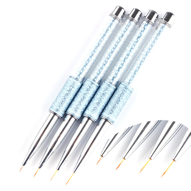 640x640 1 Pc Useful Nail Art Liner Drawing Brush Pen 7mm9mm11mm Blue