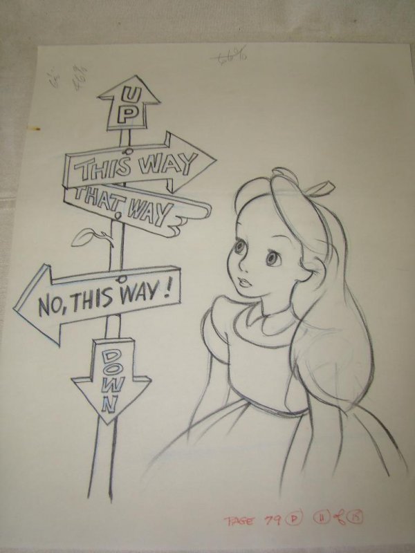600x800 2026 12 Alice In Wonderland Original Drawings Lot 2026 I Wish