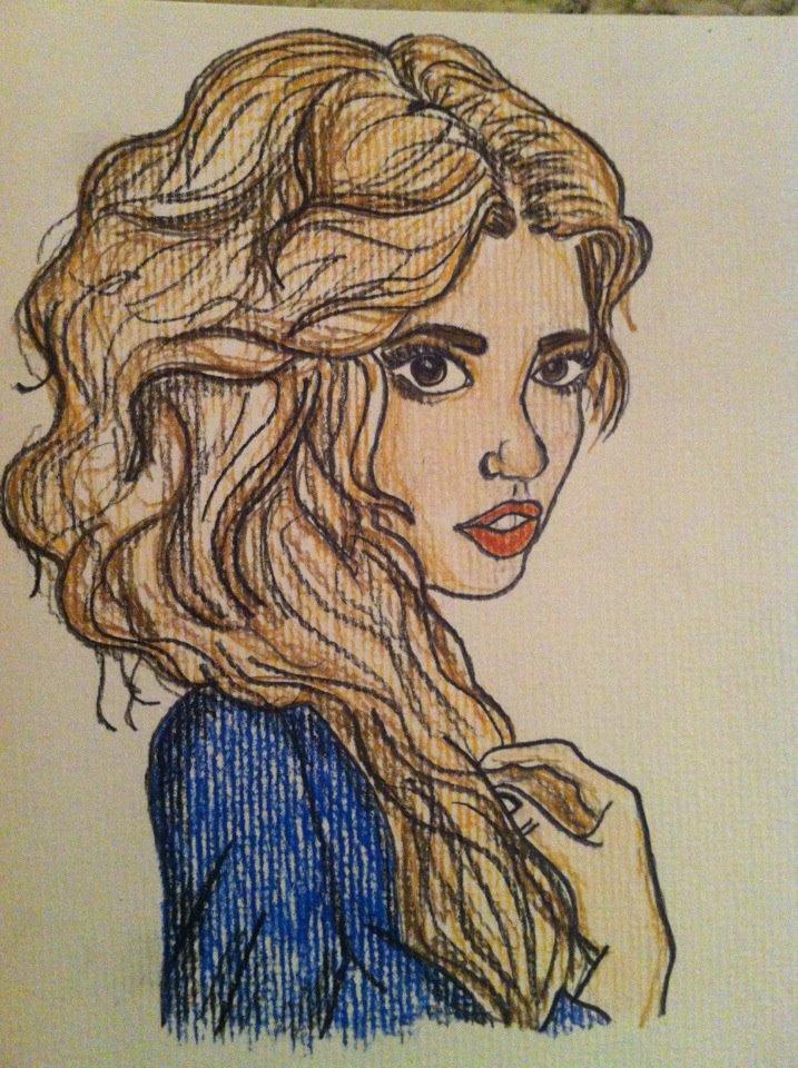 717x960 A Drawing Of Some Tumblr Person. By Hannahrosechester