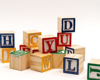 340x270 Alphabet Blocks Etsy