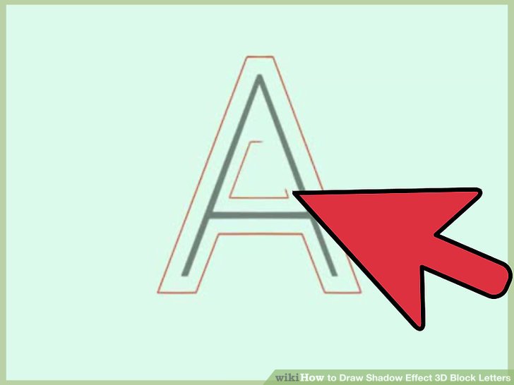 728x546 How To Draw Shadow Effect 3d Block Letters (With Examples)