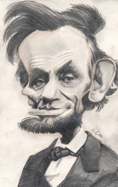 410x650 Stunning Abraham Lincoln Drawings And Illustrations For Sale