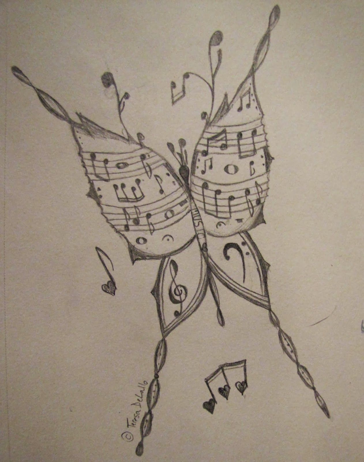 1262x1600 Musical Butterfly