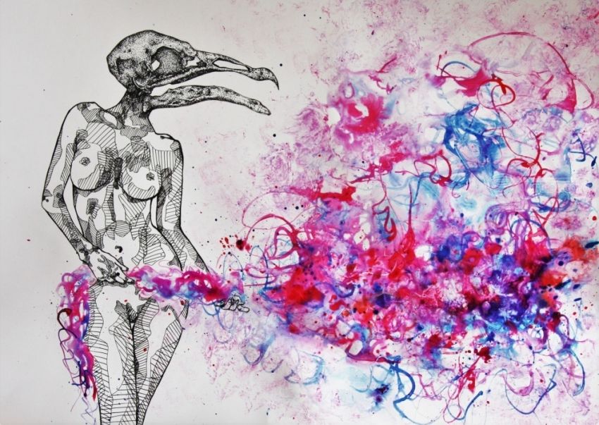 850x603 Decorative Arts,drawings Sketch,folk Art,illustration,paper Art