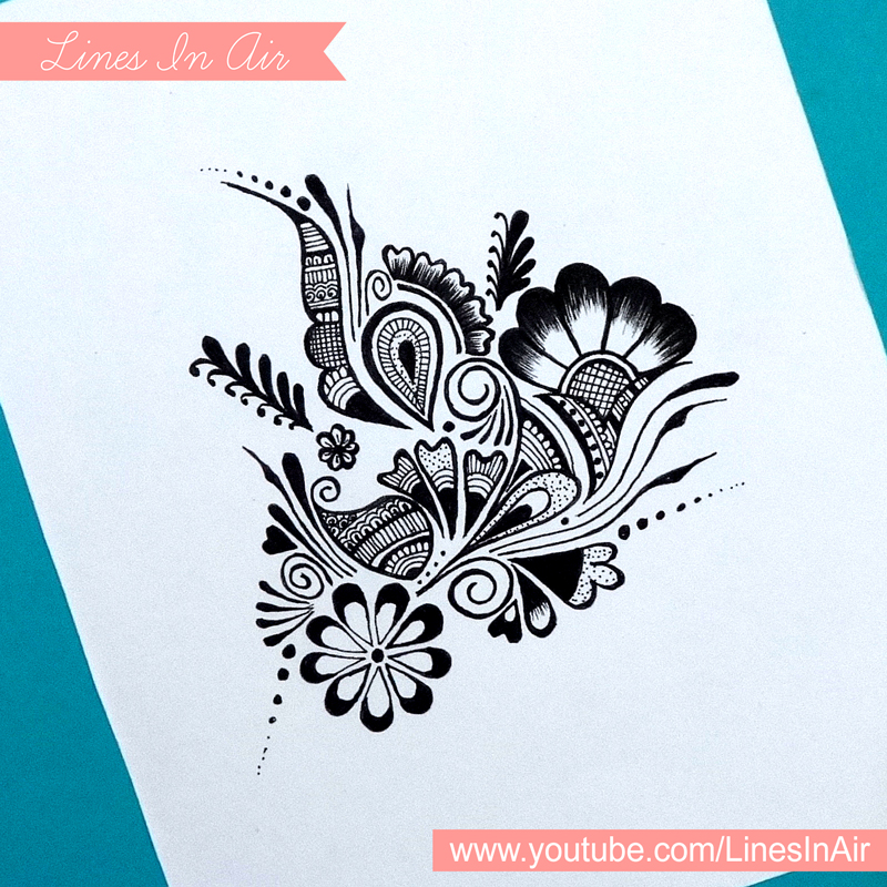 800x800 Random Abstract Henna Mehndi Design By