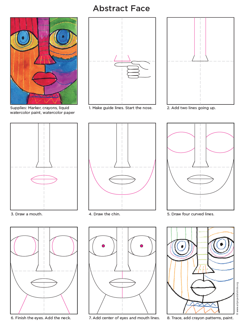829x1105 Abstract Face Tutorial