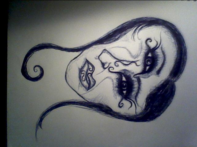 640x480 Abstract Face By Bontka