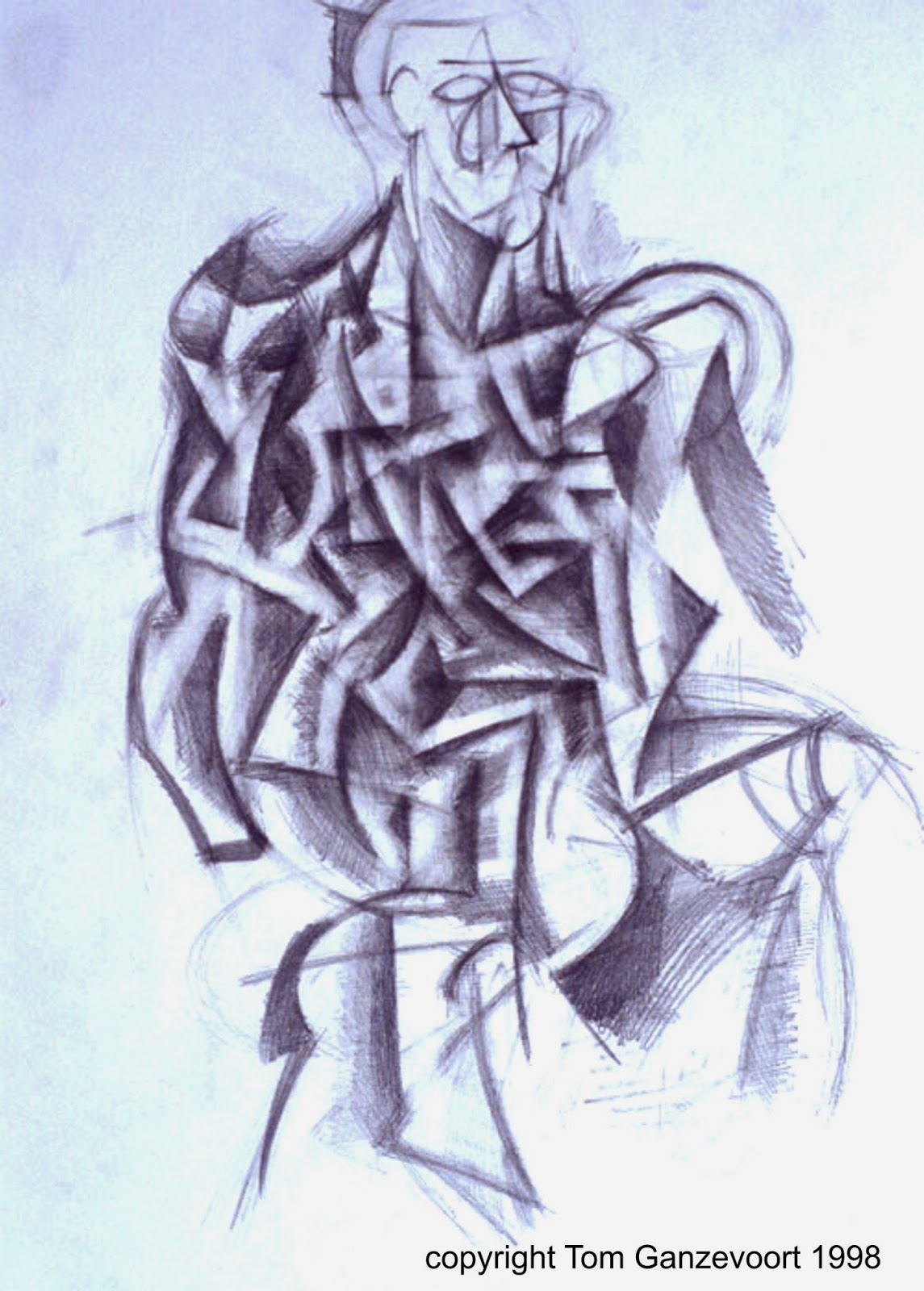 1145x1600 Cubist Drawings Ineedartandcoffee