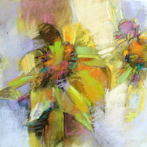 600x600 Abstract Art Drawing Flowers