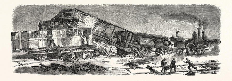 900x315 Accident Happened On The Versailles Railway Left Bank Drawing By