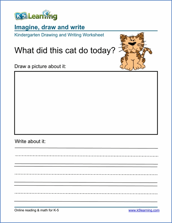 604x780 Free Drawing And Writing Worksheets For Preschool Amp Kindergarten