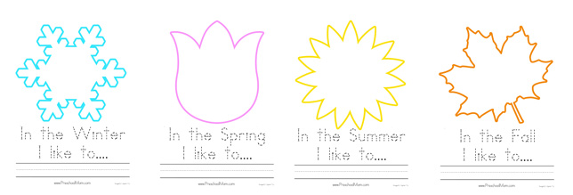 644x219 Seasons Preschool Printables