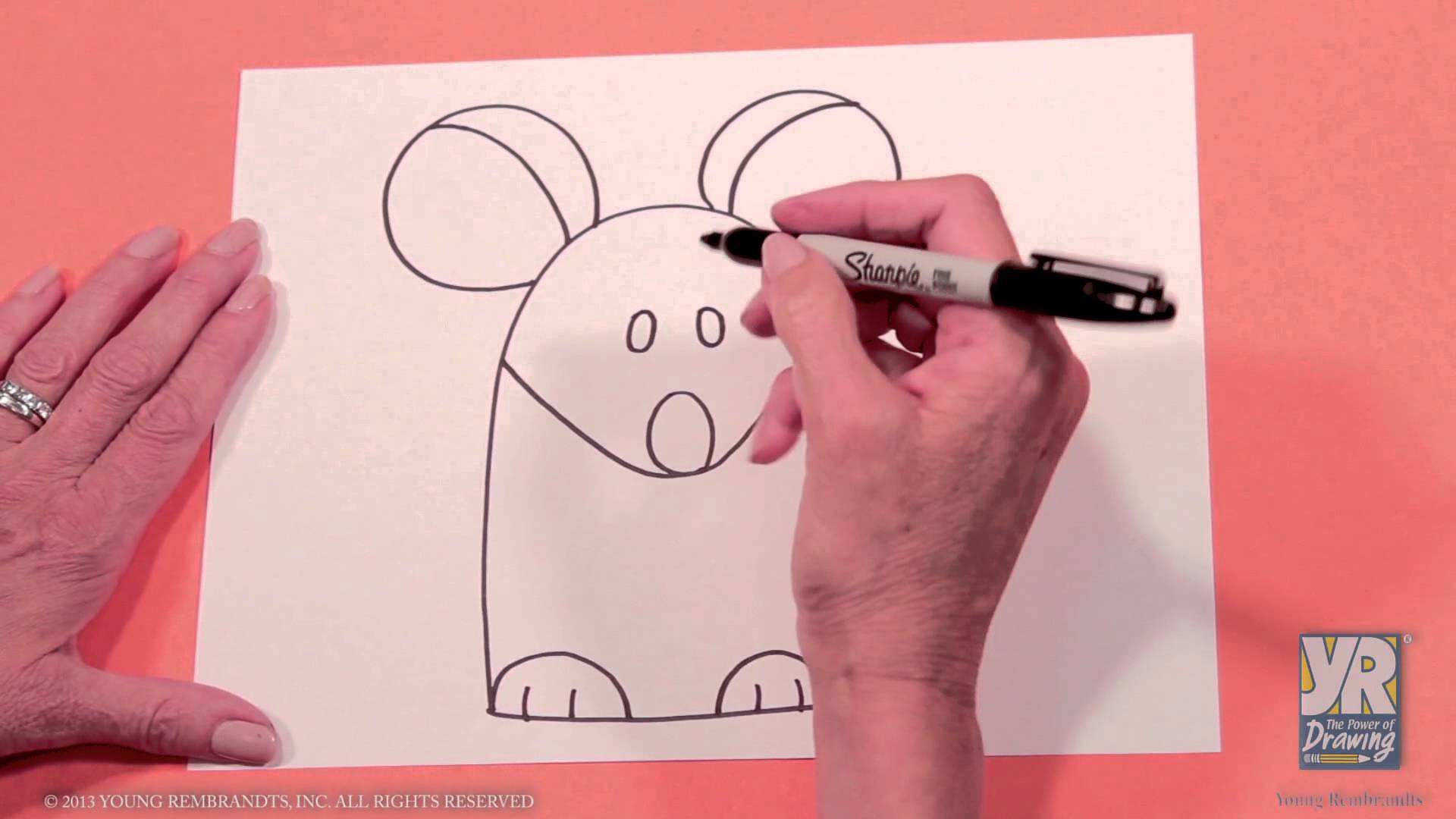 1920x1080 Kids Drawing Activity How To Draw A Mouse