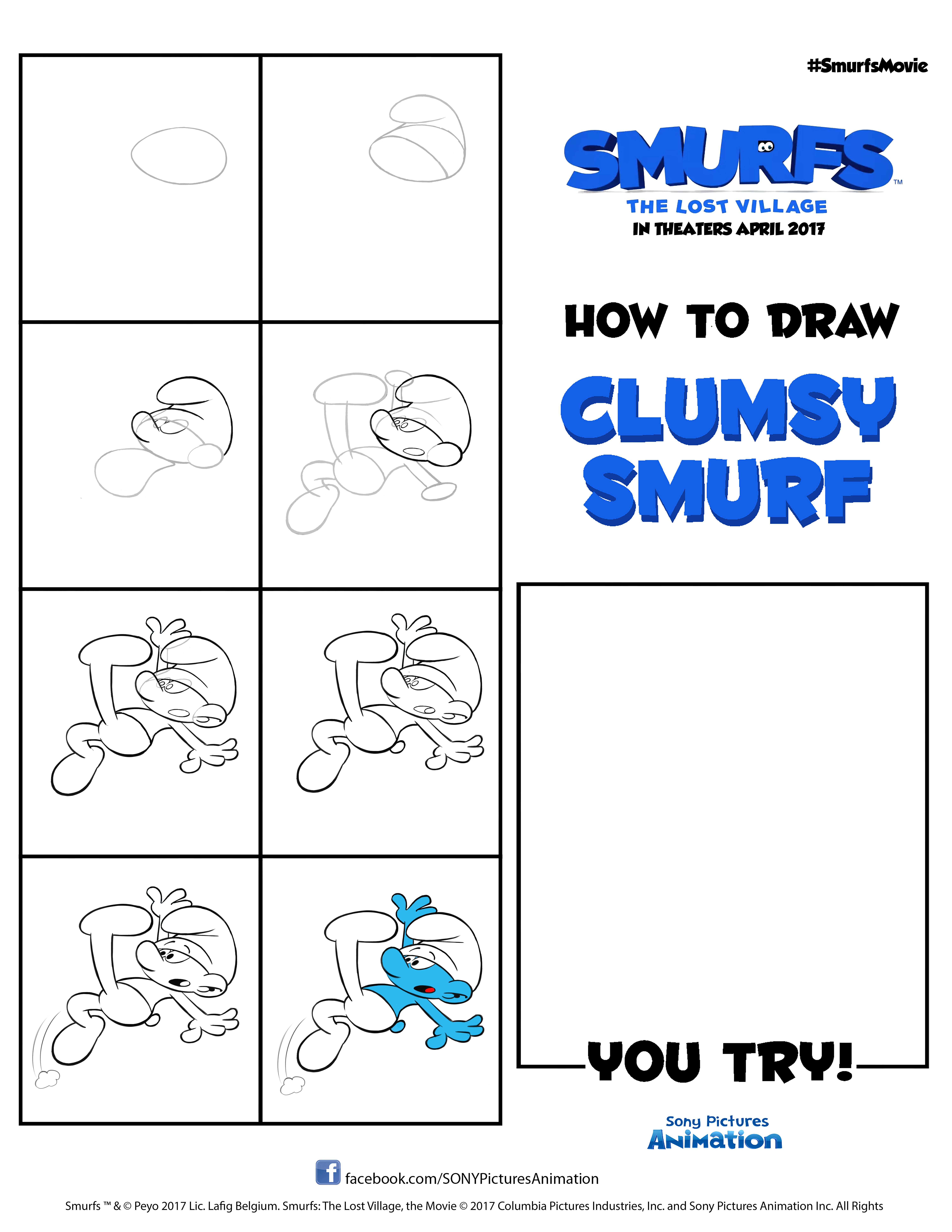 6000x7765 Free Smurfs The Lost Village Printable Activities