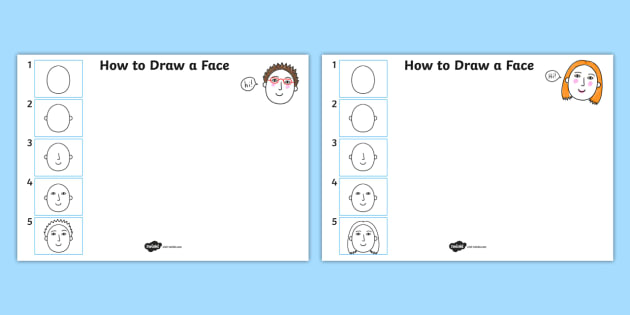630x315 To Draw A Face Worksheet
