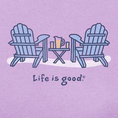 236x236 Life Is Good Adirondack Chair Drawing